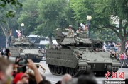 解卦软件美国纪念陆军成立250周年阅兵仪式在华盛顿举行